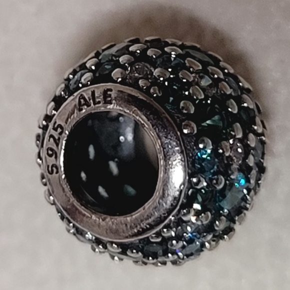 PANDORA Blue Ocean Mosaic Pave Charm - Picture 6 of 7